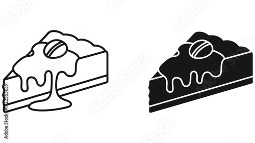 vector illustration of an old house with a cross