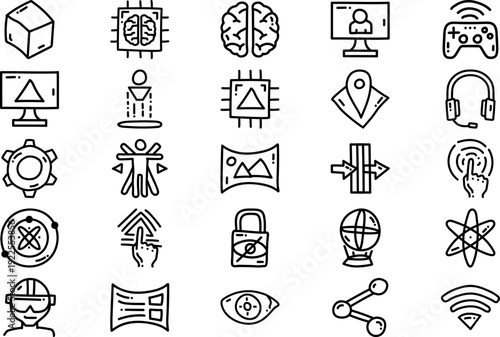 Meta Universe Concept - Vector Illustration