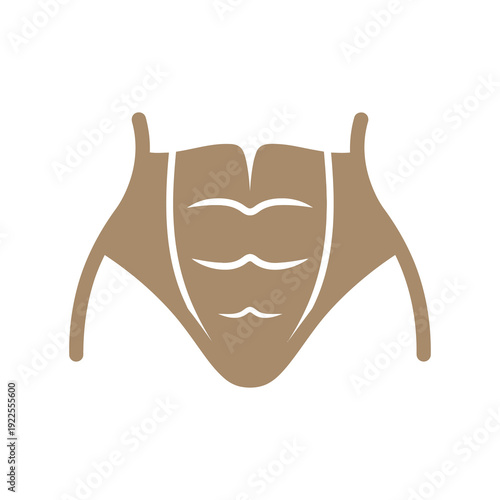 Swimwear Bikini Top Illustration Design.