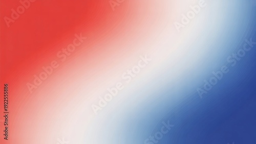 Diagonal Red, White, and Blue Color Gradient Background