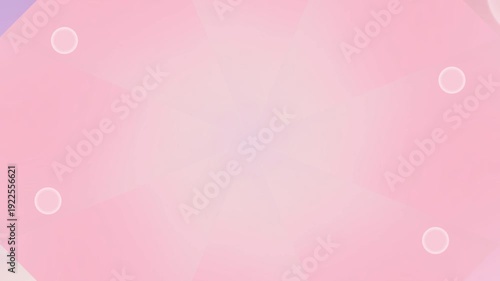 Soft Pink Backgrounds with White Shapes.