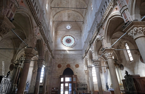 Interior of the Cathedral of St James in Sibenik, Dalmatia, Croatia