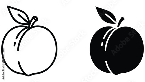 vector illustration of an apple