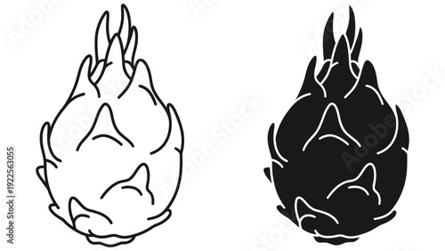 vector illustration of a set of vegetables