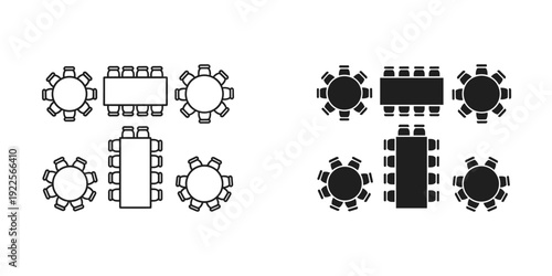 Gear icons set isolated on white background mechanical engineering design parts vector illustration