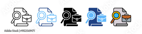 Job Evaluation multiple icon