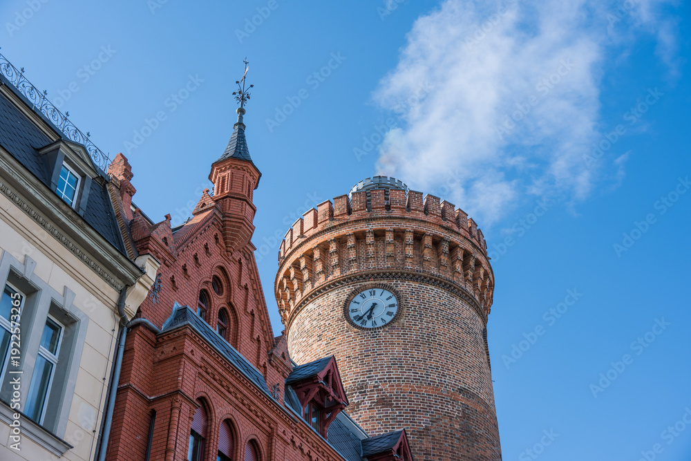 Obraz premium Spremberger Turm in der Altstadt von Cottbus