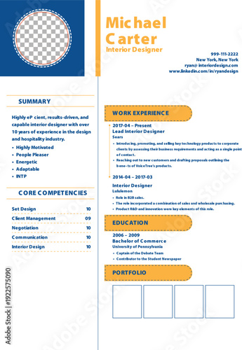 resumes creative and handmade design template