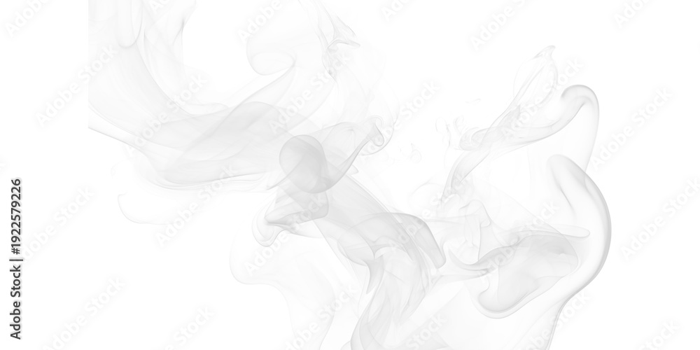 Fototapeta premium A mesmerizing display of smoke swirling against a dark background