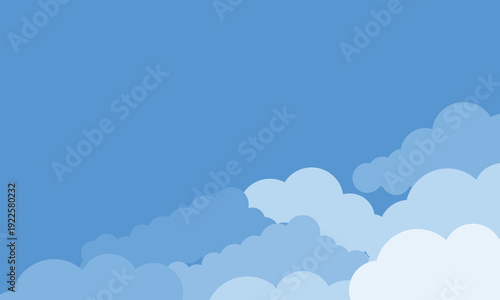 blue sky and cloud background
