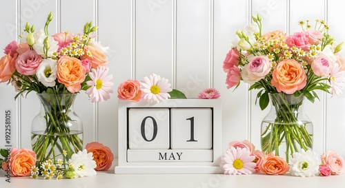 International may day celebrations and spring florals