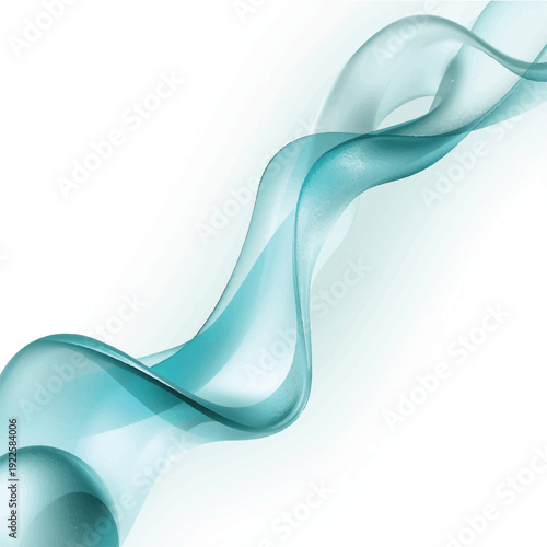 Dynamic abstract blue waves flow in a creative vector design featuring light curves and motion patterns for a professional business backdrop or artistic wallpaper