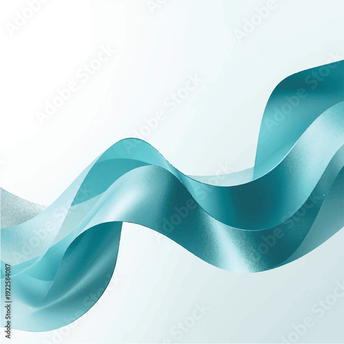 Dynamic abstract blue waves flow in a creative vector design featuring light curves and motion patterns for a professional business backdrop or artistic wallpaper