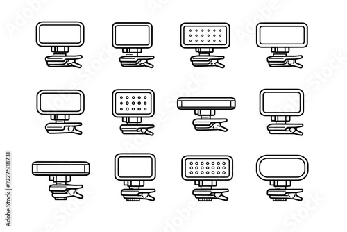 Form clip visual housing vector light geometry camera tool creator refined icon