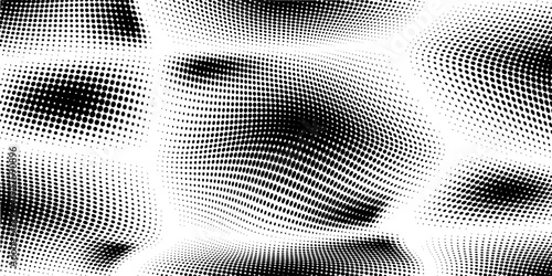 Halftone effect vector background. Vector sport