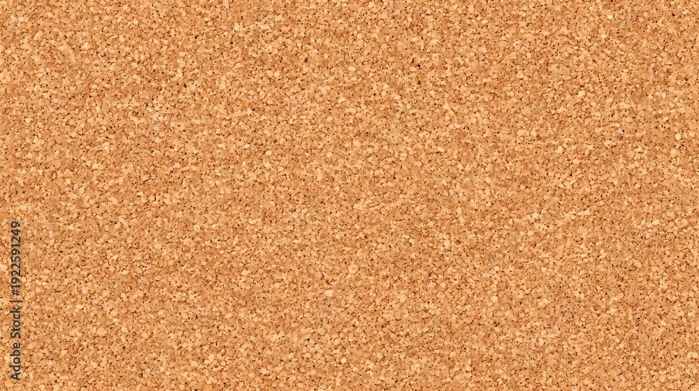 Fototapeta premium Seamless texture of a natural cork board showcasing its characteristic granular pattern and warm earthy tones perfect for backgrounds and design elements
