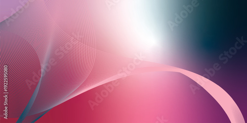 Dark noisy textured background with vibrant red, Pink, DeepPink and DarkSlateGray abstract glowing gradient waves with soft blur effect for modern header poster and banner cover design
