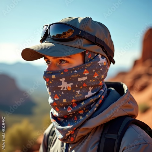 Buff Multifunctional Headwear Neck Face Covering Versatile Design for Outdoor Activities and Sports