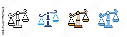 Fair Trade icon set multiple style collection