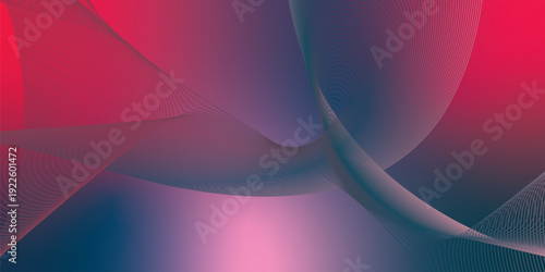 Dark noisy textured background with vibrant red, Pink, DeepPink and DarkSlateGray abstract glowing gradient waves with soft blur effect for modern header poster and banner cover design