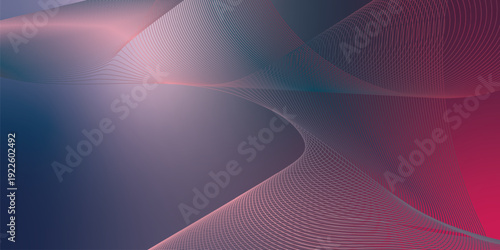 Dark noisy textured background with vibrant red, Pink, DeepPink and DarkSlateGray abstract glowing gradient waves with soft blur effect for modern header poster and banner cover design
