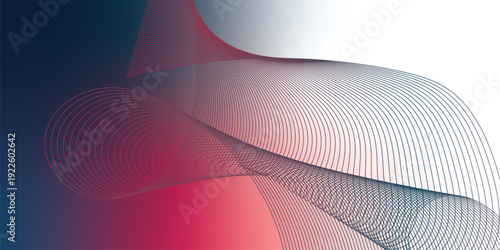 Dark noisy textured background with vibrant red, Pink, DeepPink and DarkSlateGray abstract glowing gradient waves with soft blur effect for modern header poster and banner cover design