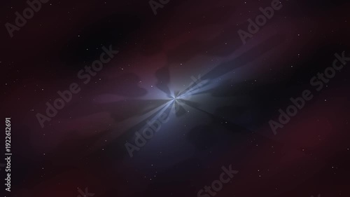 Abstract motion background with a glowing light