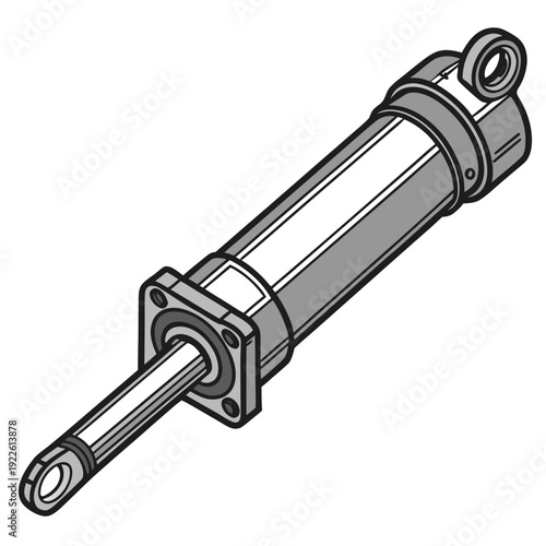 Hydraulic Pneumatic Cylinder, Industrial Equipment, Mechanical Engineering
