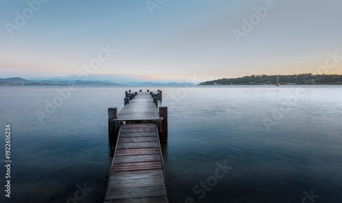 Ponton de la Baie des Canoubiers, Golfe de St Tropez, France 