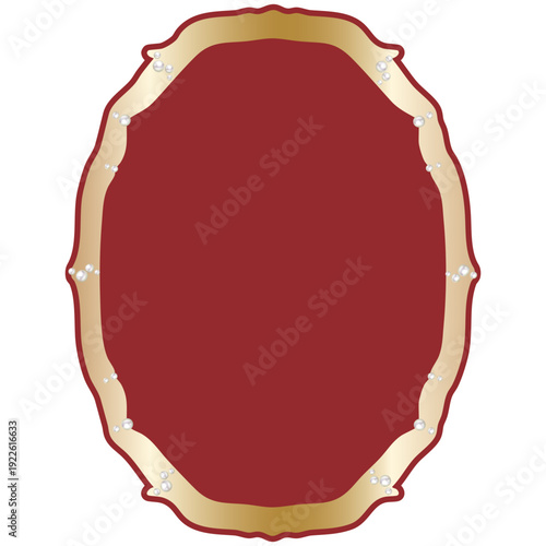 wax seal on white background
