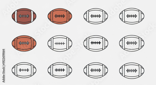 American Football Icon Collection