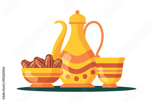 teapot and cup of tea