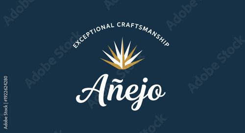 Anejo logo with agave plant and text.