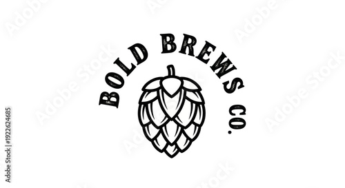 Bold Brews Co. logo featuring a hop cone illustration.