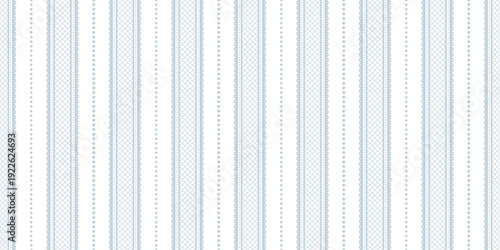Lacy vertical blue stripes seamless pattern vector overlay isolated background