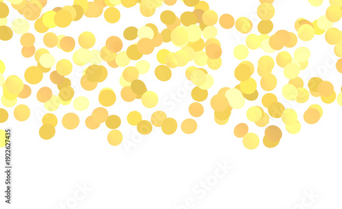 Quadro su tela Abstract gold confetti background, perfect for celebrations, holidays, or any event needing a touch of sparkle