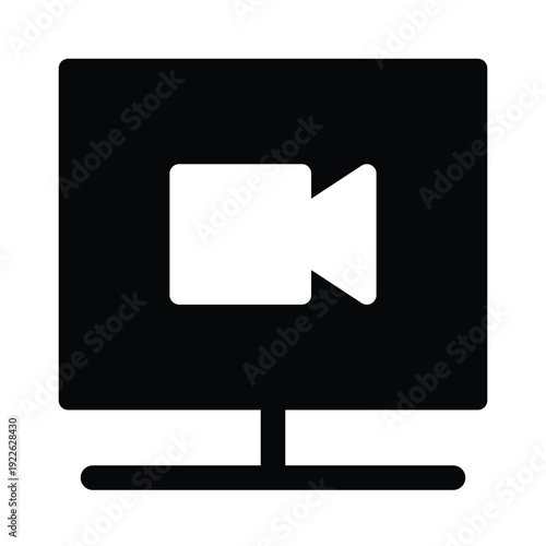 Video icon design template