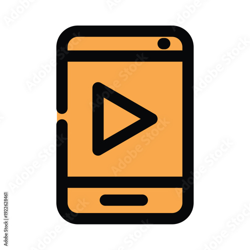 Video icon design template