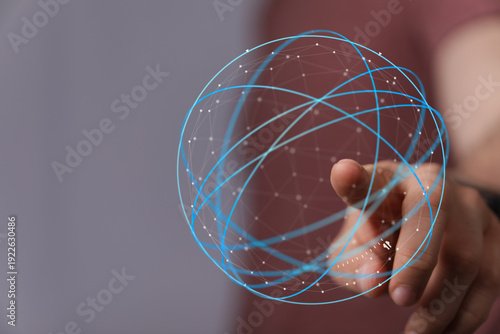 Hand interacting with a dig...