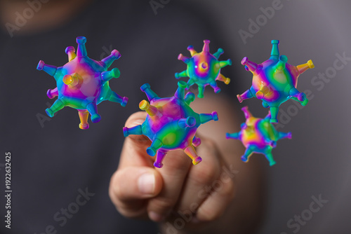 Artistic depiction of color...