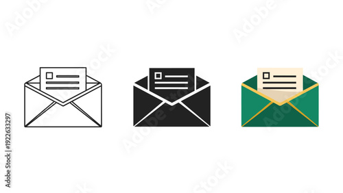 vector illustration of mail envelope