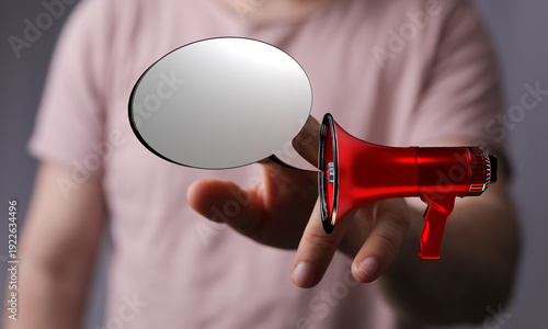 Conceptual image of a perso...