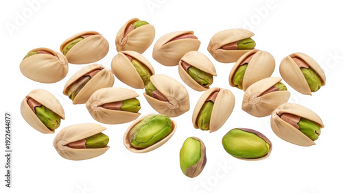 Pistachios, isolated on transparent background