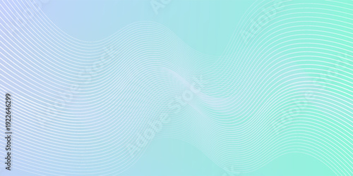 Minimal abstract background with soft blue green gradient and flowing line.