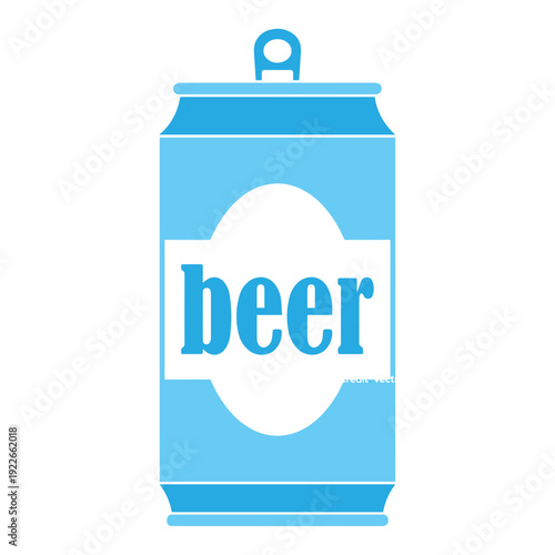 Blue Beer Can Icon