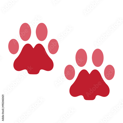 Animal Paw Prints Icon Set