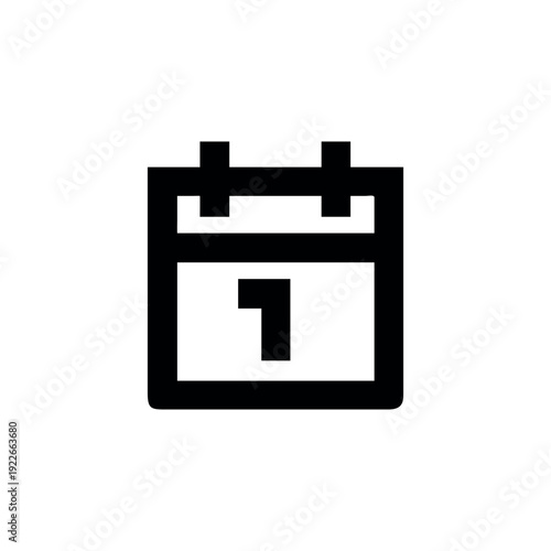 Modern Calendar Icon Design for Schedule Planning and Event Management