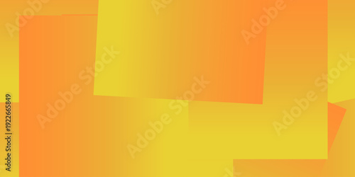 An abstract orange and yellow vector background featuring a blank paper note design with a light texture for a business message or web banner