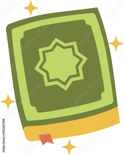 Ramadan Eid Fitr Adha Islamic Illustration Mosque Prayer Mat Surface