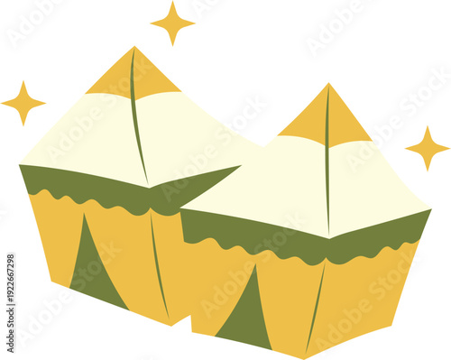 Ramadan Eid Fitr Adha Islamic Illustration Hajj pilgrim Tents